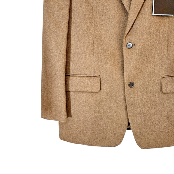 NWT Tasso Elba 100% Camelhair Tan Men's Sport Jacket R41 - Picture 4 of 15